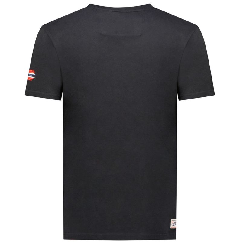 GEOGRAPHICAL NORWAY Majica kratak rukav jofoten db black men 254 M - SY9756H-GN