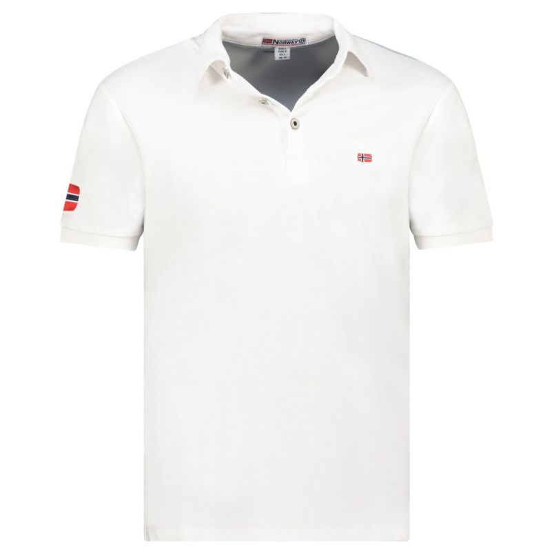 GEOGRAPHICAL NORWAY Majica kratak rukav polo kars db white men 254 M - SY9856H-GN#L