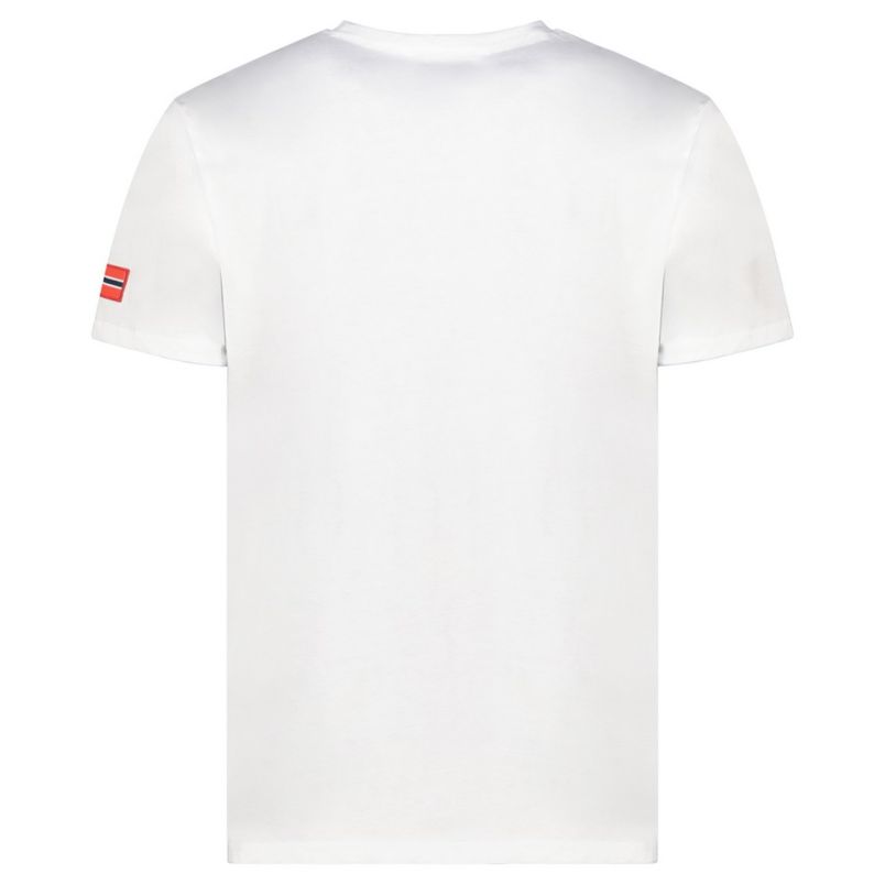 GEOGRAPHICAL NORWAY Majica kratak rukav jiger db white men 254 M - SY9879H-GN