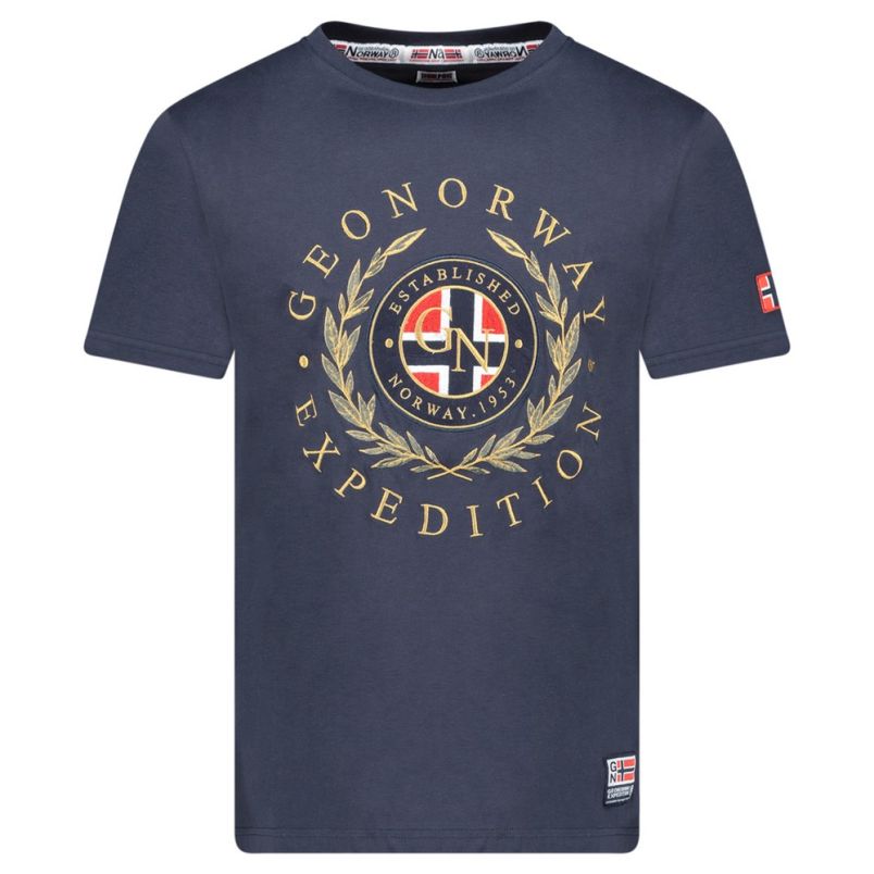 GEOGRAPHICAL NORWAY Majica kratak rukav jiger db navy men 254 M - SY9881H-GN
