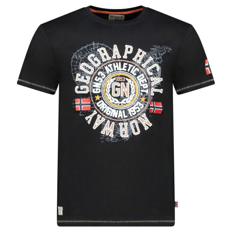 GEOGRAPHICAL NORWAY Majica kratak rukav jodept black db men 240 M - SZ1751H-GN#L