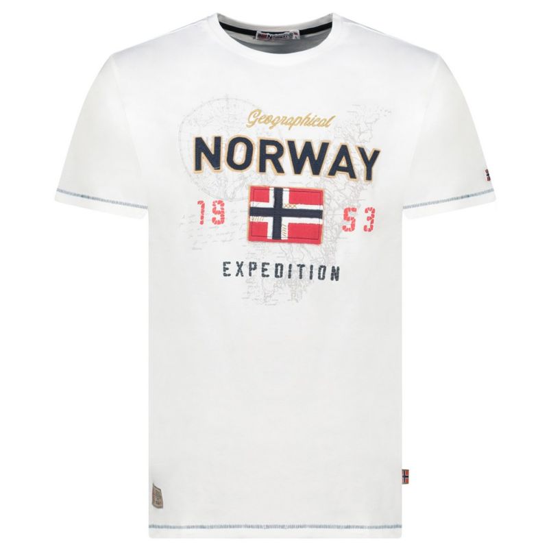 GEOGRAPHICAL NORWAY Majica kratak rukav juitre white db men 254 M - SZ2799H-GN#L