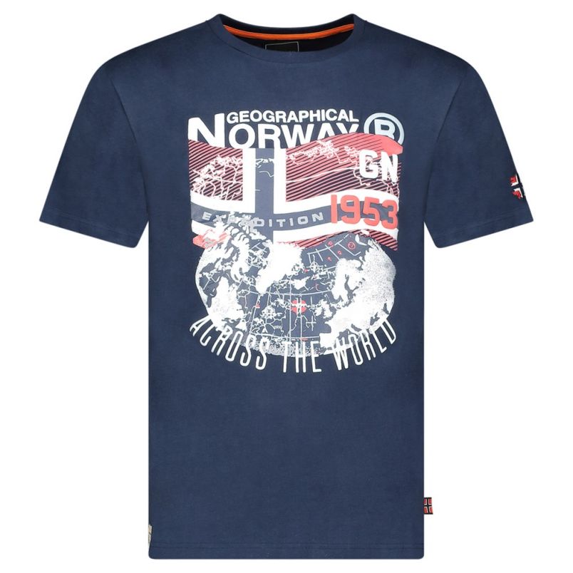 GEOGRAPHICAL NORWAY Majica kratak rukav jacross navy db men 402 M - SZ2897H-GN#L