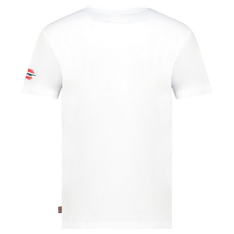GEOGRAPHICAL NORWAY Majica kratak rukav jacross white db men 402 M - SZ2898H-GN#XXXL
