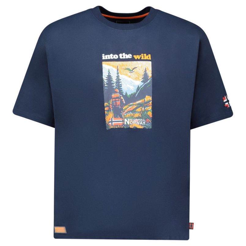 GEOGRAPHICAL NORWAY Majica kratak rukav jinto navy db men 402 M - SZ3297H-GN#XXL
