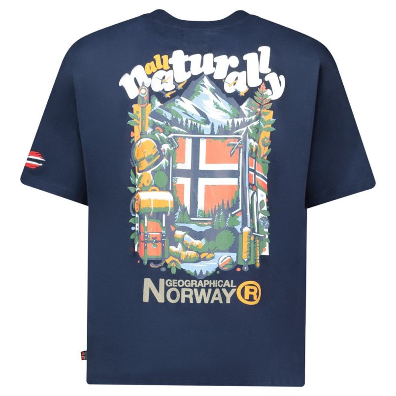 GEOGRAPHICAL NORWAY Majica kratak rukav jinto navy db men 402 M - SZ3297H-GN#XXL