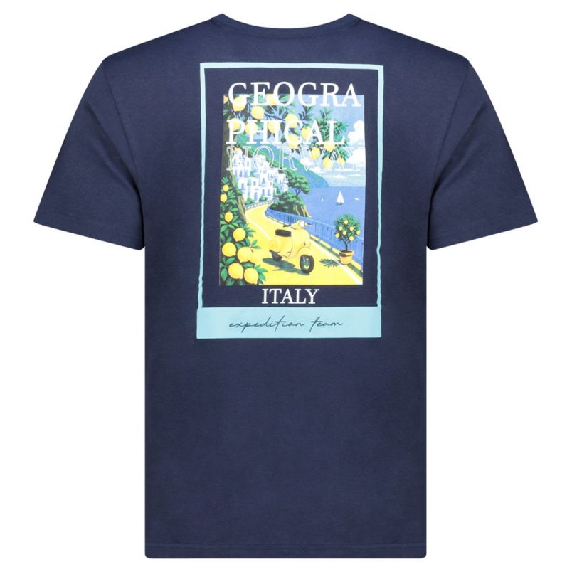GEOGRAPHICAL NORWAY Majica kratak rukav jimoncello db navy men 235-1 M - SZ9495H-GN#L