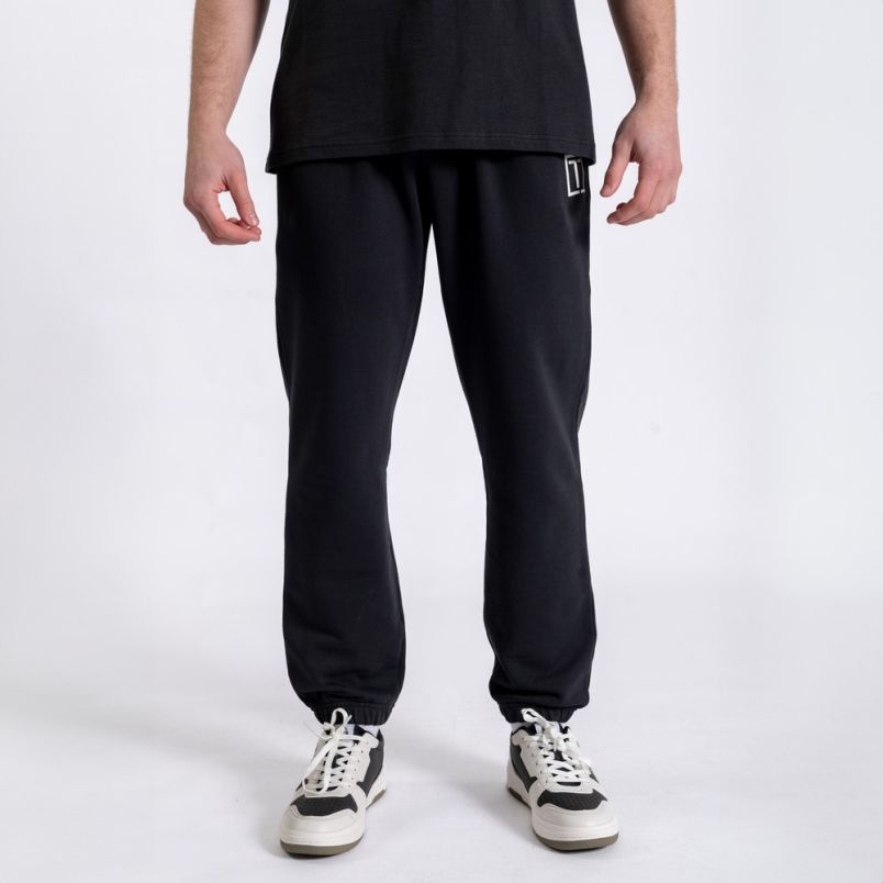 LA TERRA Donji deo trenerke nero cuffed pants M - TRA251M102-01