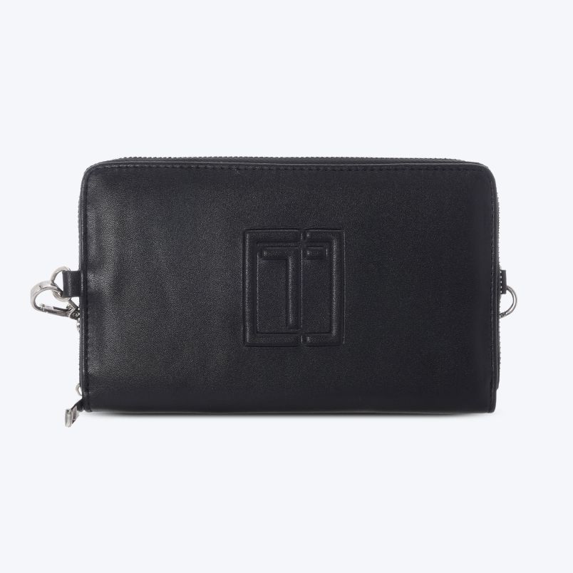 LA TERRA zip-around wallet w/ shoulder strap - TRE261F110-01