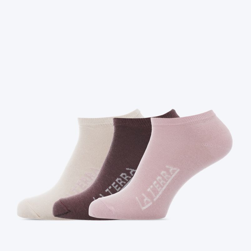 LA TERRA Čarape ankle multicolor 3pc W - TRE261F303#3941