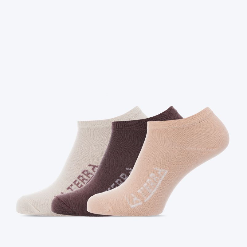 LA TERRA Čarape ankle 2 multicolor 3pc W - TRE261F306#3941