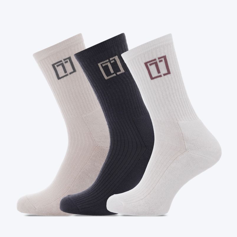 LA TERRA Čarape crew neutral multicolor 3pc U - TRE261U304#4244