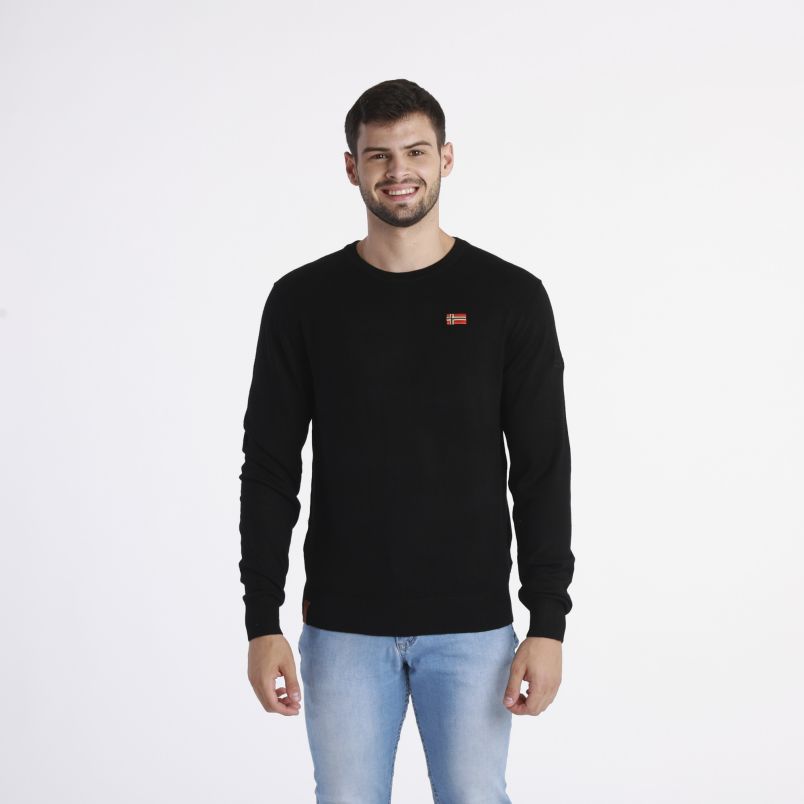 GEOGRAPHICAL NORWAY Džemper ferasmo black men 246 pna M - WY3023H-GN