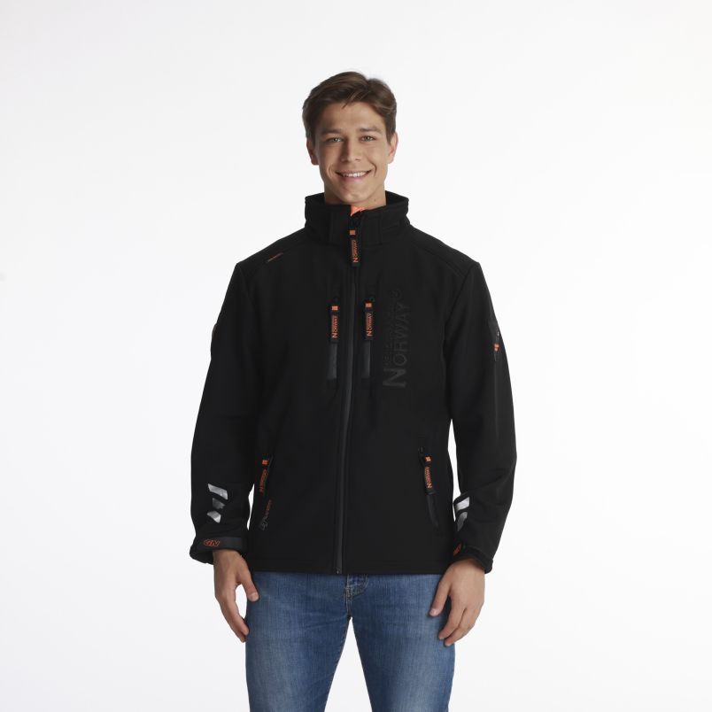 GEOGRAPHICAL NORWAY Jakna richywood black / orange men 068 pna M - WY5510H-GN#M