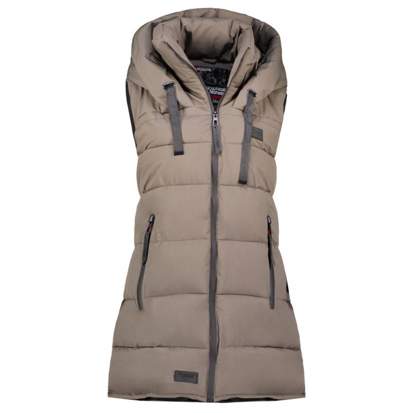 GEOGRAPHICAL NORWAY Prsluk dolbar taupe db lady 056 W - WZ6782F-GN#L