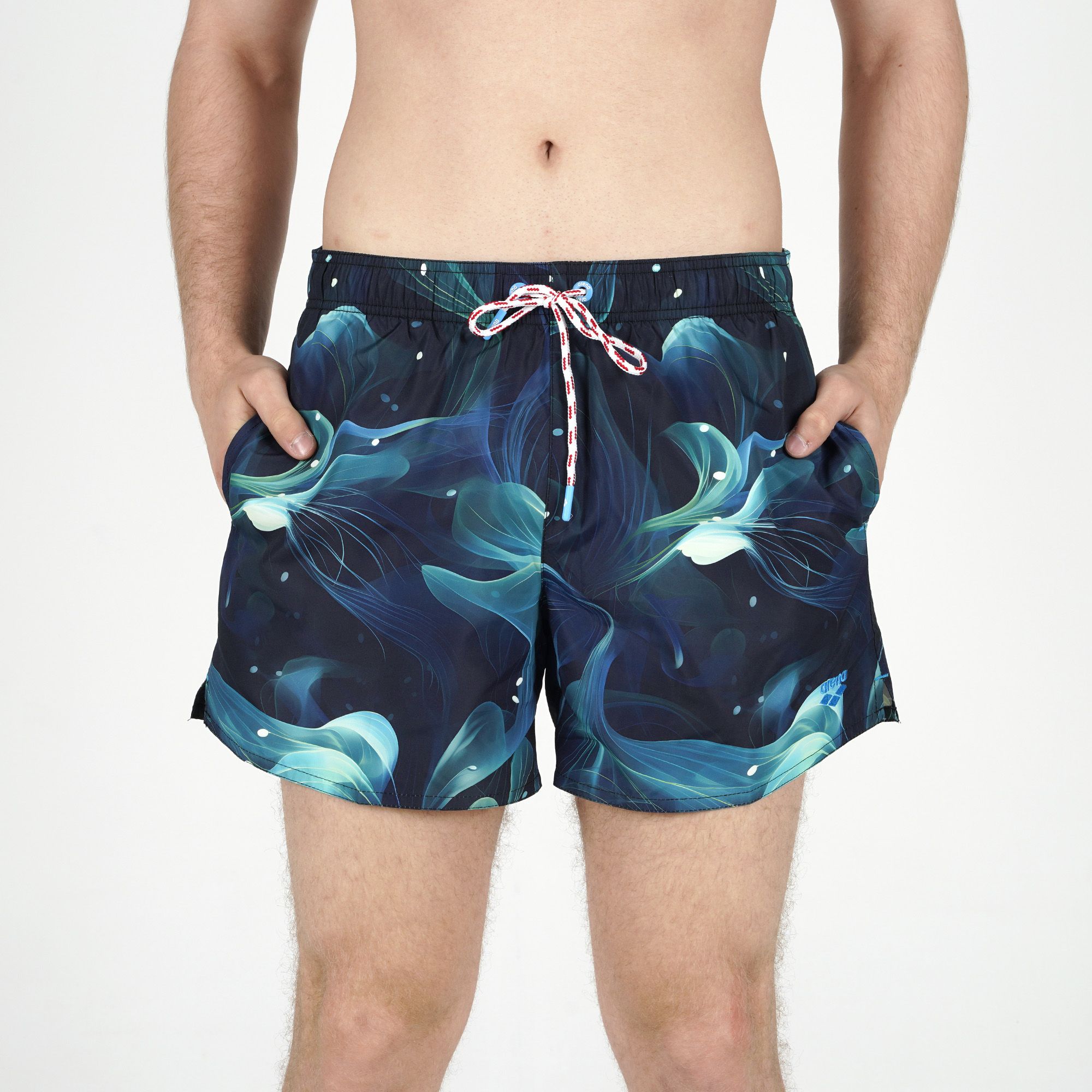 ARENA Šorc men's arena water prints beach short ao M - 007159-630