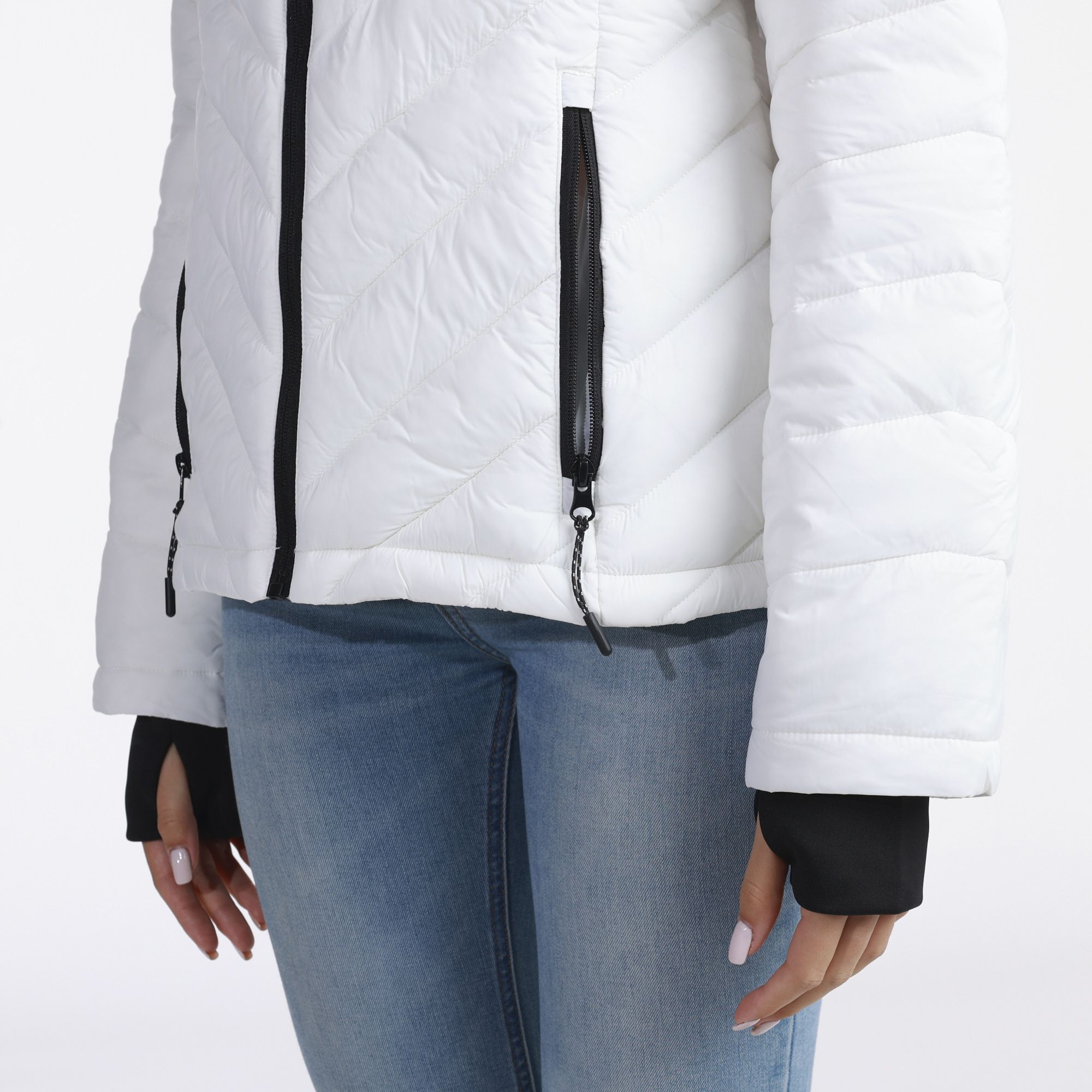Giacca Bomber Lotto Donna Cortina – Leggera, Imbottita, Con Cappuccio E Zip Completa