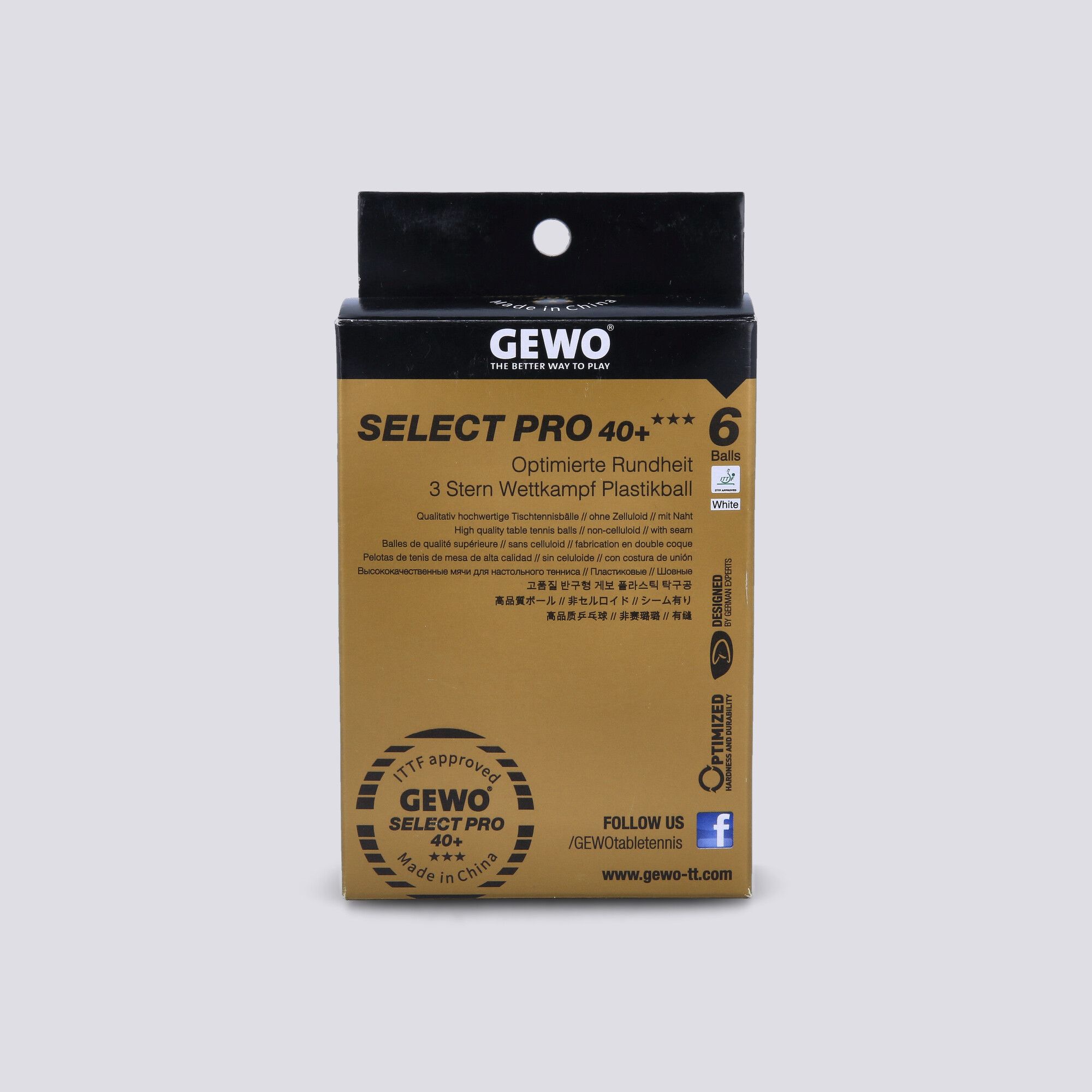 GEWO Loptica set takmicarske 6/1 select pro 40 xxx U - 8648