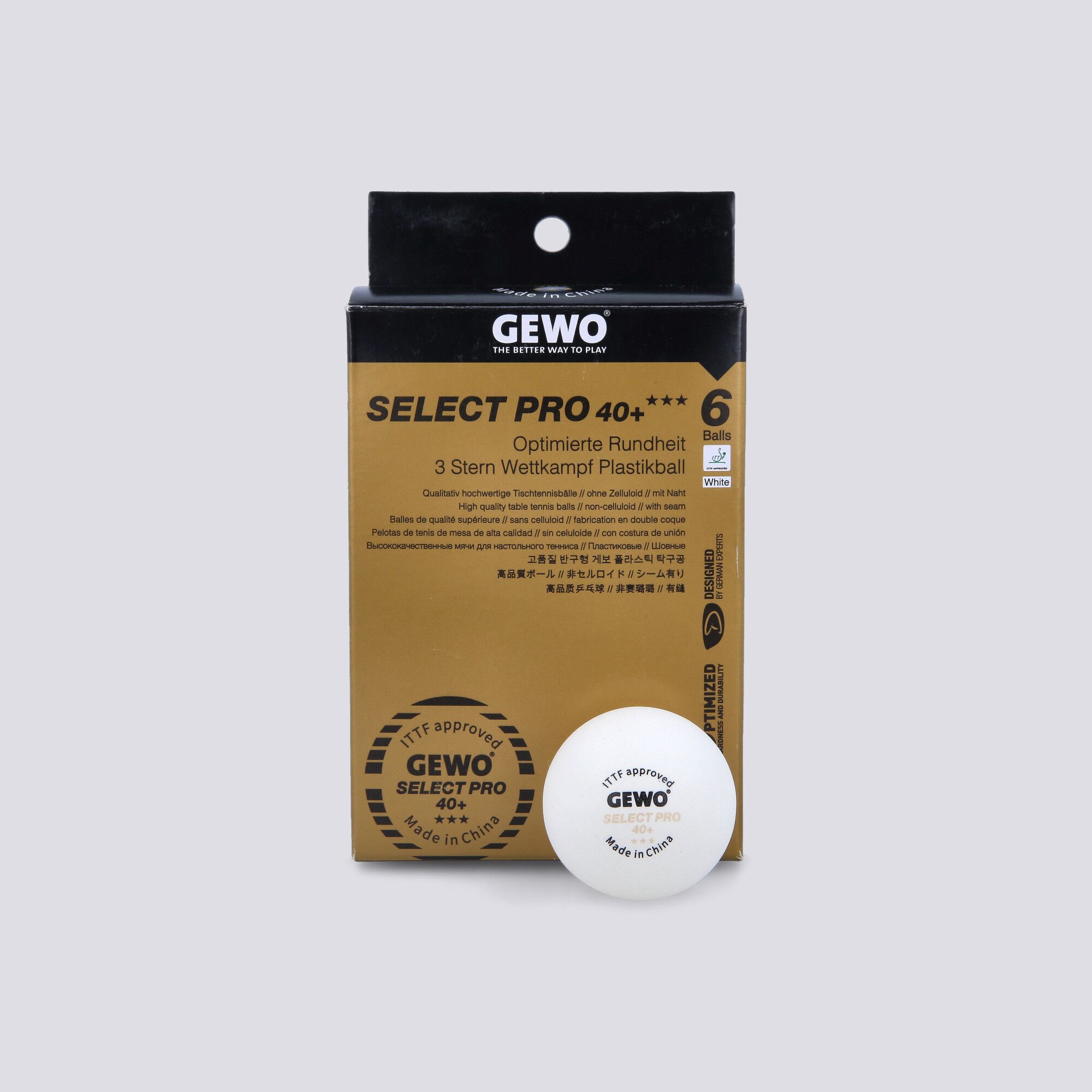 GEWO Loptica set takmicarske 6/1 select pro 40 xxx U - 8648