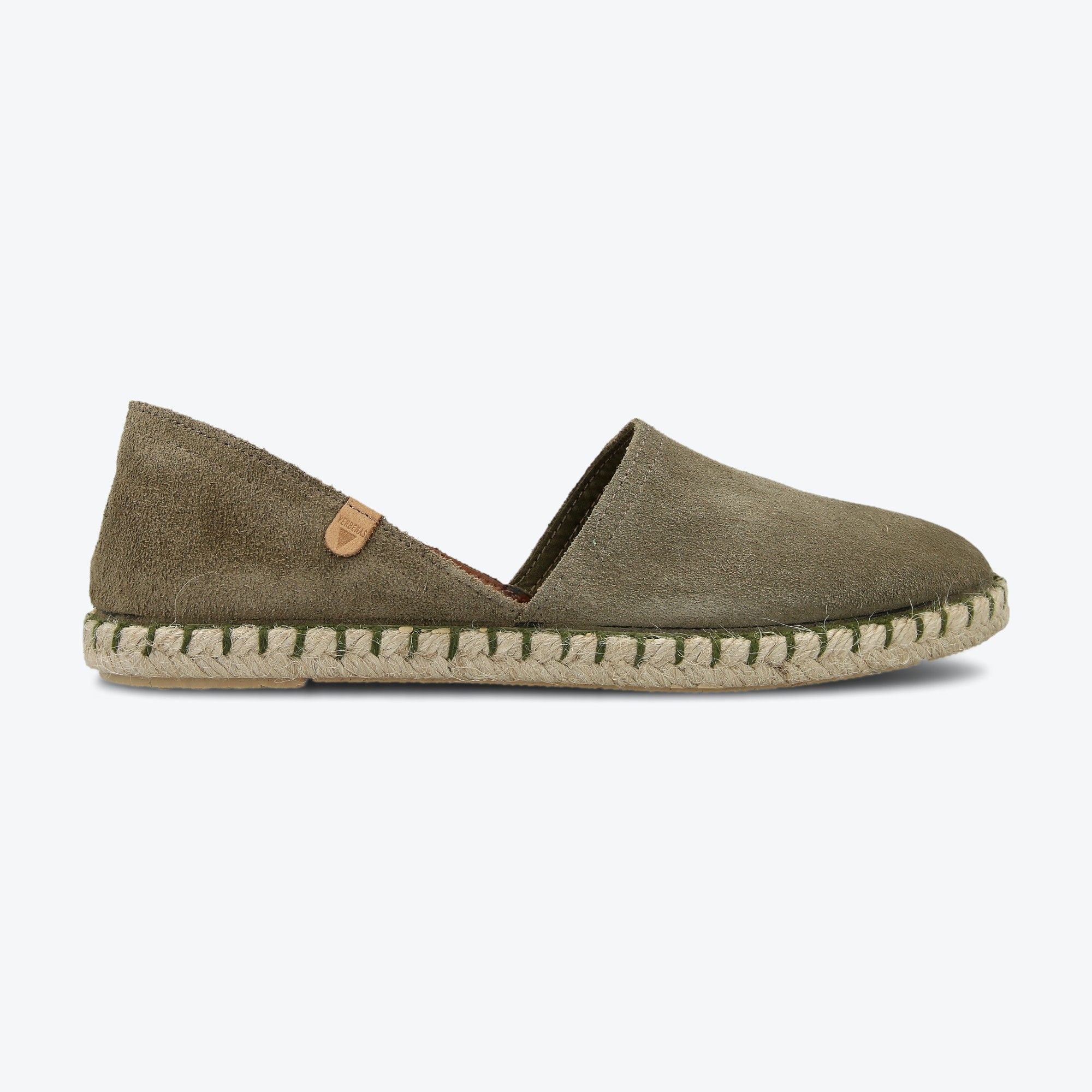 VERBENAS Espadrilles Carmen Lato/Serraje Kaki - Chaussures Espagnoles Confortables Et Originales Pour L'Été