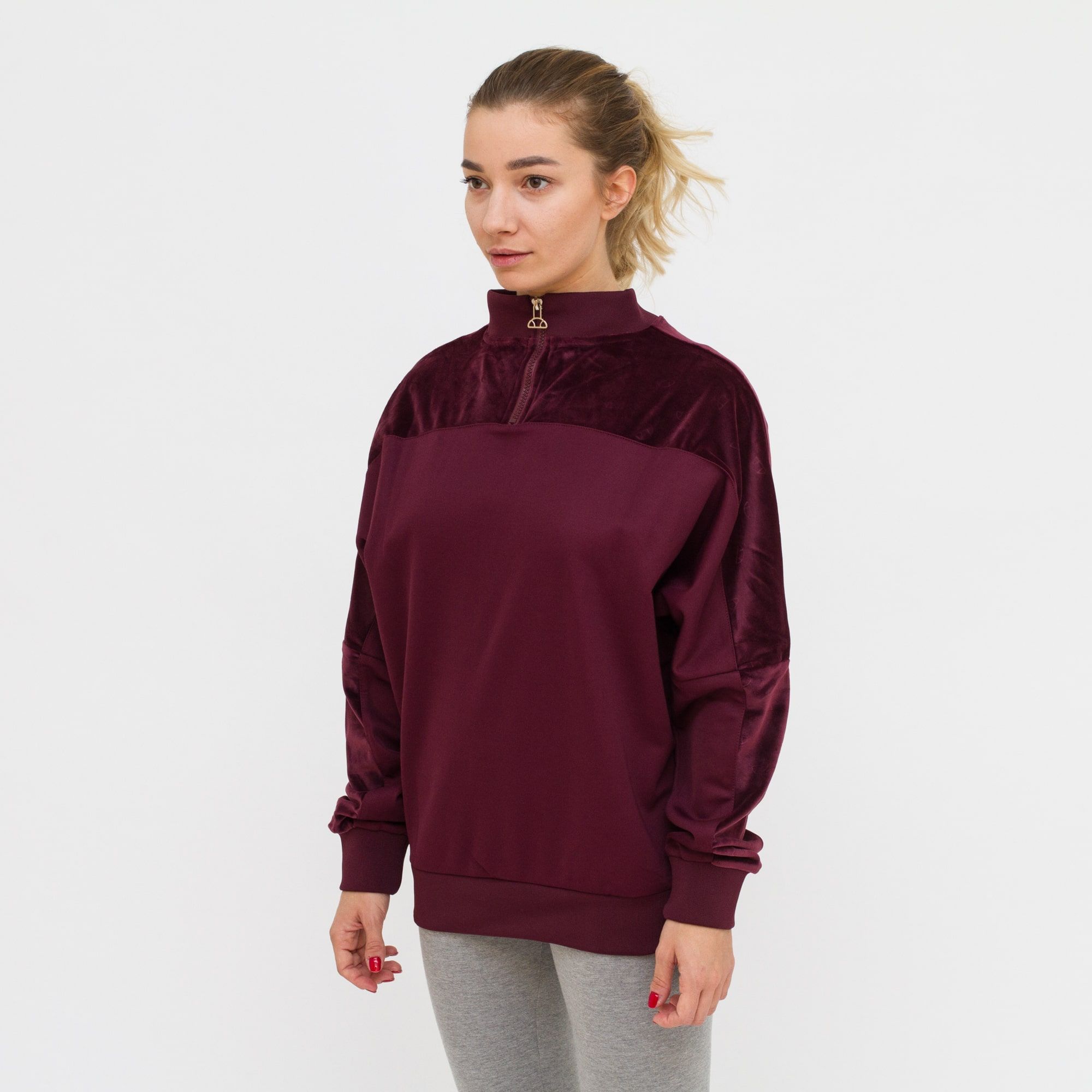 DUKS DOVE LADIES VELVET CREWNECK W - ELT193206-71