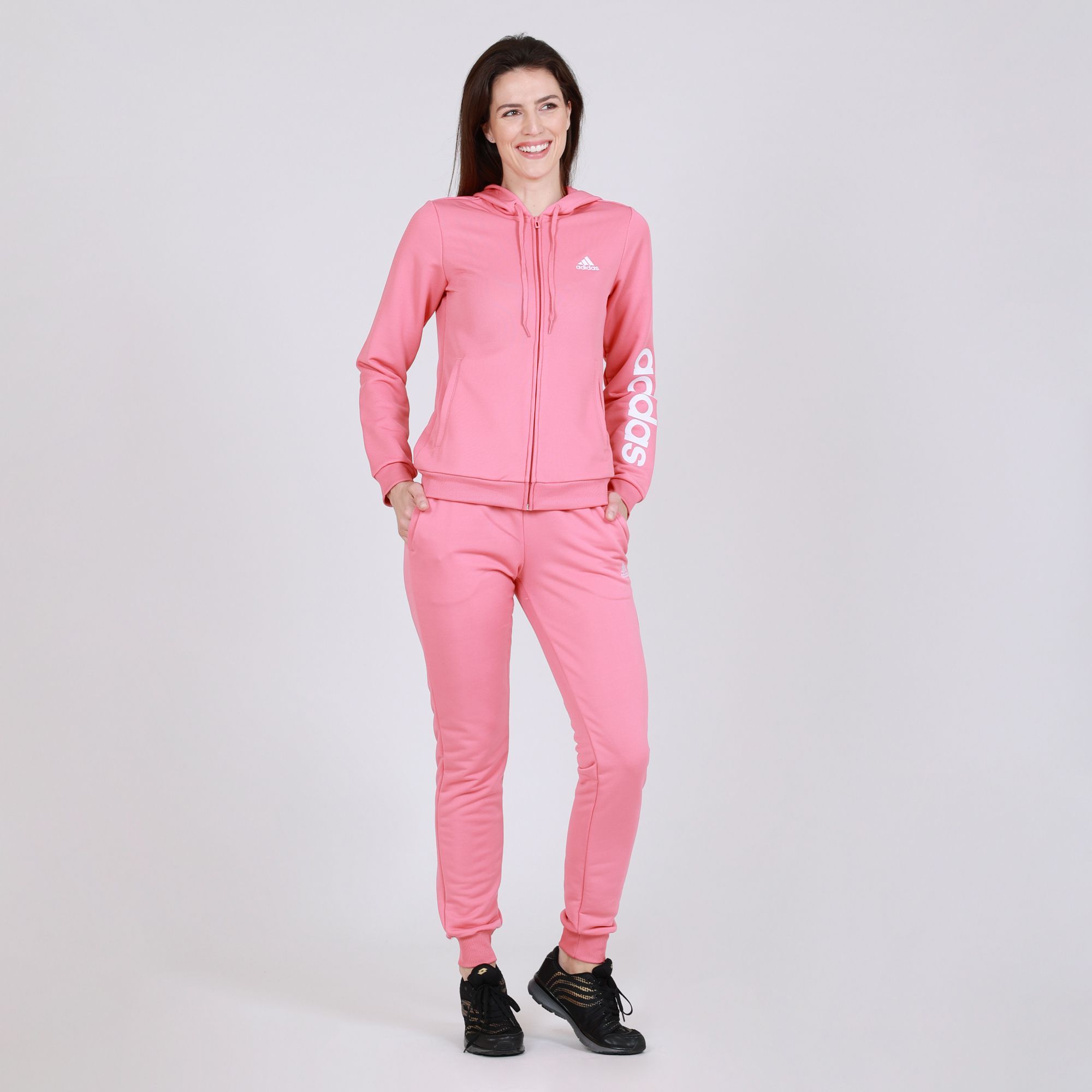 Tuta Adidas da donna rosa bubble | ScuderiStore