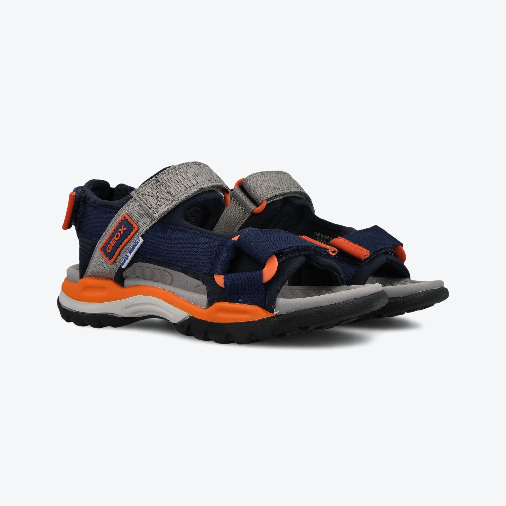 Geox Sandalen met contrastgarnering, model 'J BOREALIS BOY' in Geox Sandalen met contrastgarnering, model 'J BOREALIS BOY' in