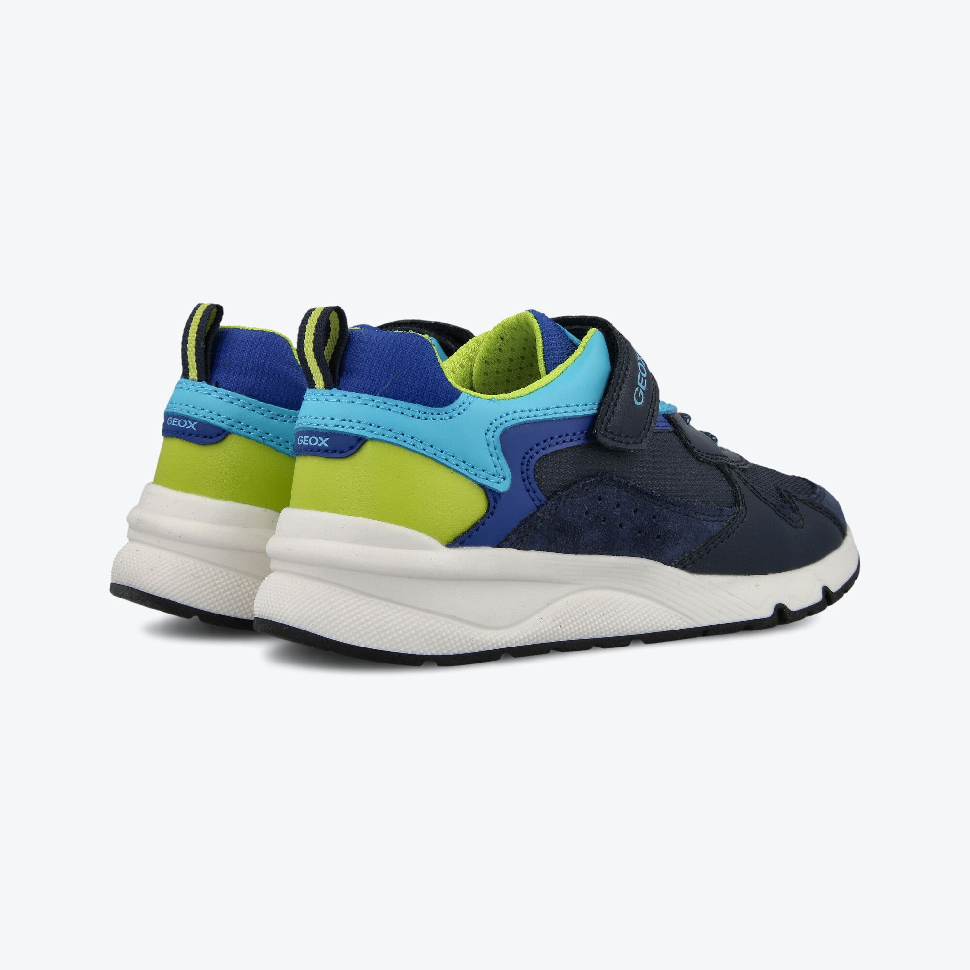 Geox Jongens Rooner Boy E Sneakers, Blauw, 34 EU Geox Jongens Rooner Boy E Sneakers, Blauw, 34 EU