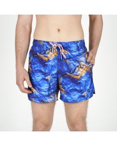 ARENA Šorc men's arena water prints beach short ao M - 007159-710#M