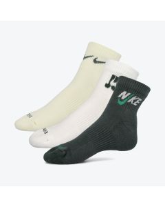 NIKE Čarape nk everyday plus cush ankle 3pr - 144 gfx U - DH3827-901#S