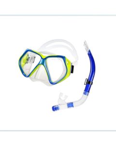 BLUE REEF Maska plastic semi-dry snorkel set U - DPC