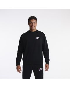 NIKE Duks m nk club+ ft lbr crew M - FB7684-010#L