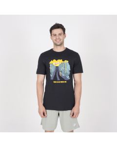 NIKE Majica kratak rukav nk tee run iykyk M - HJ3678-010#S