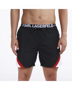 KARL LAGERFELD šorc swim shorts M - KL20MBM05BLACK#M
