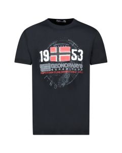 GEOGRAPHICAL NORWAY Majica kratak rukav japigal db black men 254  M - SY9716H-GN#M