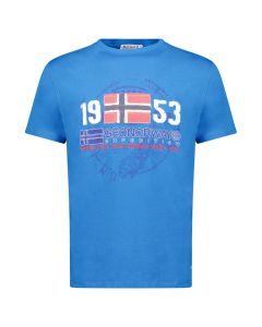GEOGRAPHICAL NORWAY Majica kratak rukav japigal db royal blue men 254  M - SY9719H-GN#L