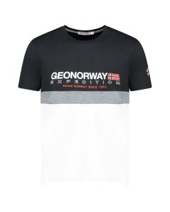 GEOGRAPHICAL NORWAY Majica kratak rukav jdouble db black men 254  M - SY9735H-GN#M