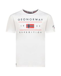 GEOGRAPHICAL NORWAY Majica kratak rukav jezolo db white men 254  M - SY9742H-GN#L
