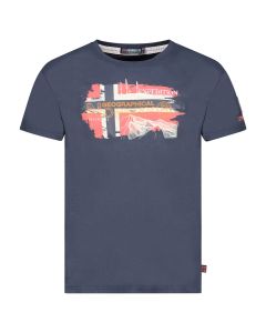 GEOGRAPHICAL NORWAY Majica kratak rukav jysuis db navy men 254  M - SY9782H-GN#S