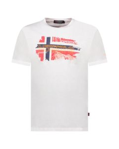 GEOGRAPHICAL NORWAY Majica kratak rukav jysuis db white men 254 M - SY9783H-GN#L