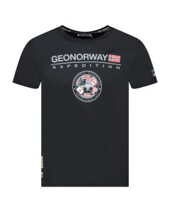 GEOGRAPHICAL NORWAY Majica kratak rukav jvick db black men 254 M - SY9948H-GN#S