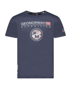 GEOGRAPHICAL NORWAY Majica kratak rukav jvick db navy men 254 M - SY9951H-GN#M