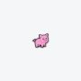 CROCS Bedž pink piggy U - 10010300
