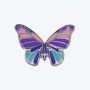Crocs Bedž multi purple butterfly U - 10011089