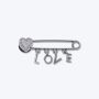  CROCS Bedž love safety pin U - 10013764