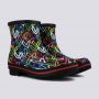 SKECHERS Čizme bobs x goldcrown heprint rain boot W - 113617-BKMT