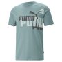 PUMA Majica kratak rukav ess+logo power tee M - 673378-84
