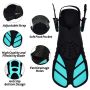 BLUE REEF Peraja plastic fins U - AS001