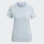 ADIDAS Majica kratak rukav essentials slim 3-stripes t-shirt W - IM2788
