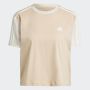ADIDAS Majicakratak rukav essentials 3s single jersey crop top W - IS1570